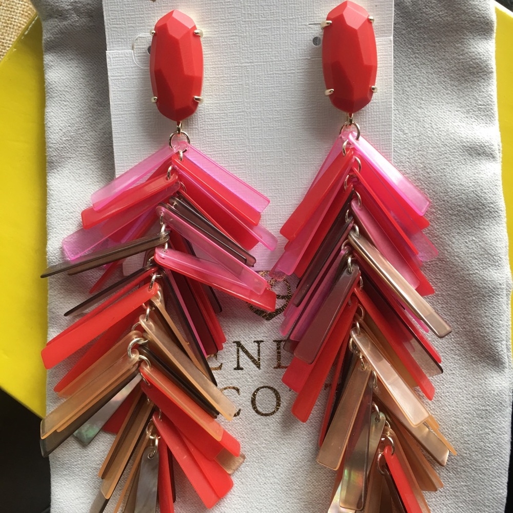 NWT Kendra Scott Red Justyne